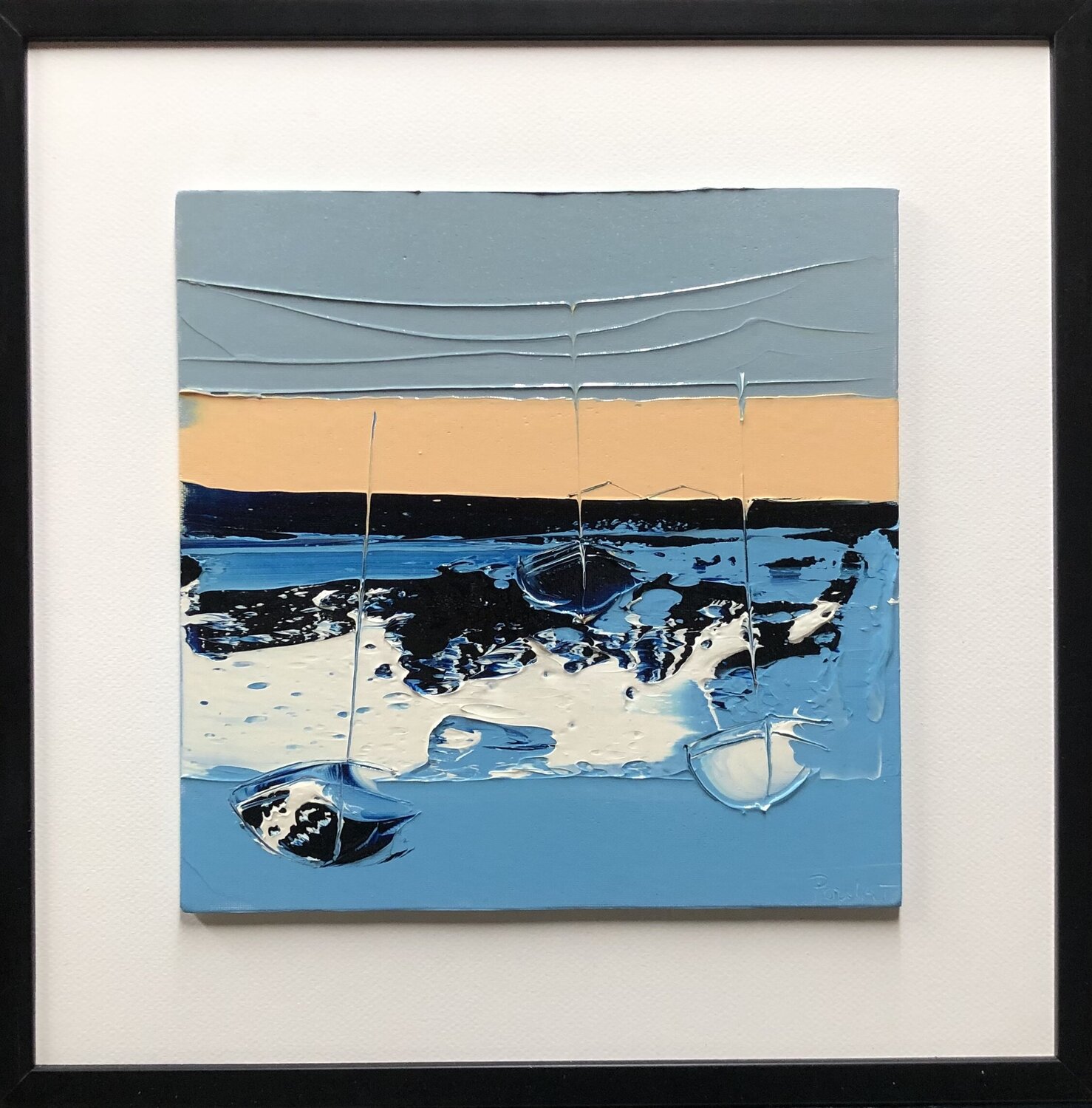 APRES LA PLUIE François Poulat Original painting for sale