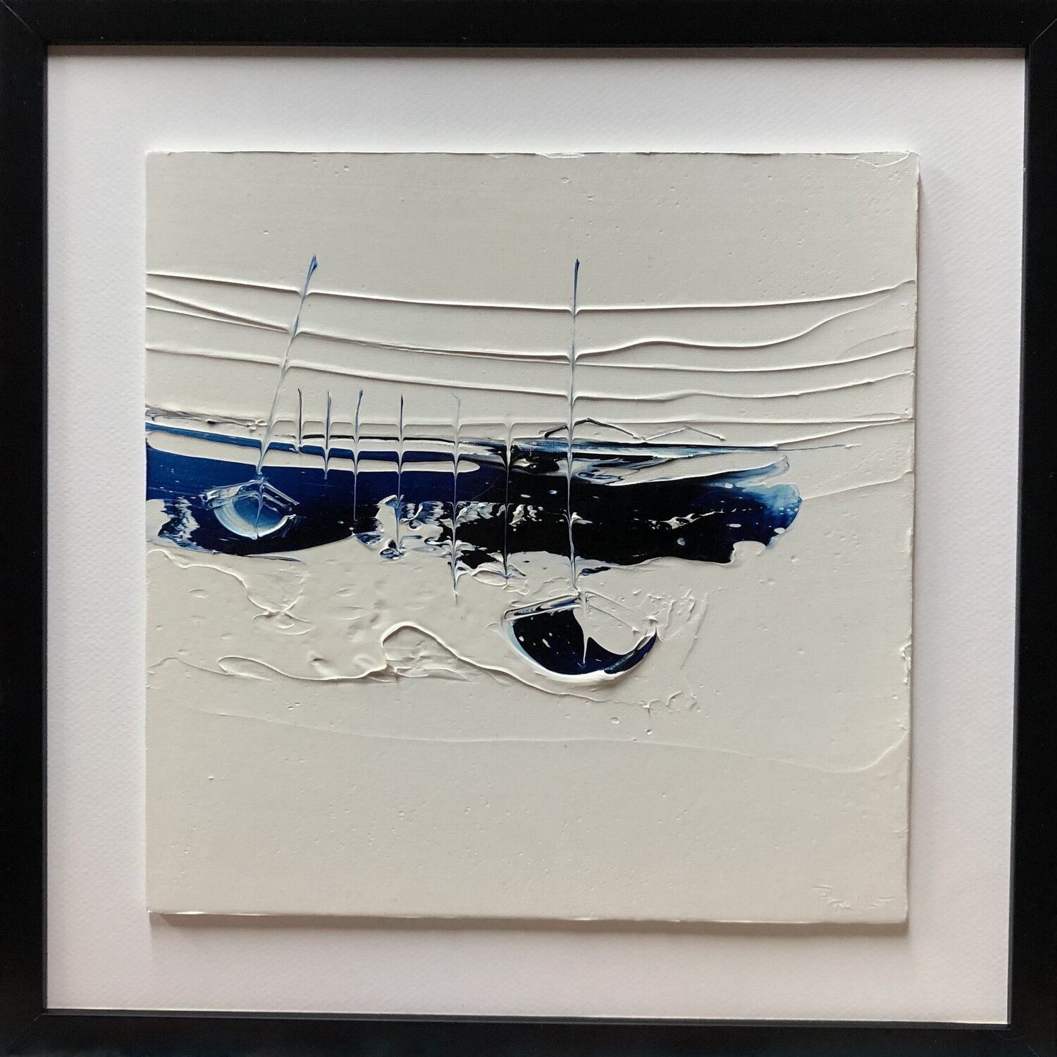 L'ÎLE AUX OISEAUX François Poulat Original painting for sale