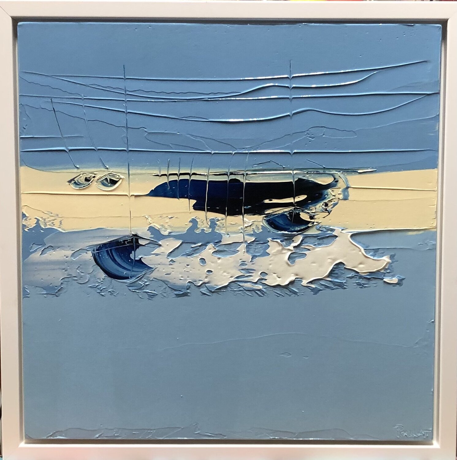 ENTRE CIEL ET OCÉAN François Poulat Original painting for sale