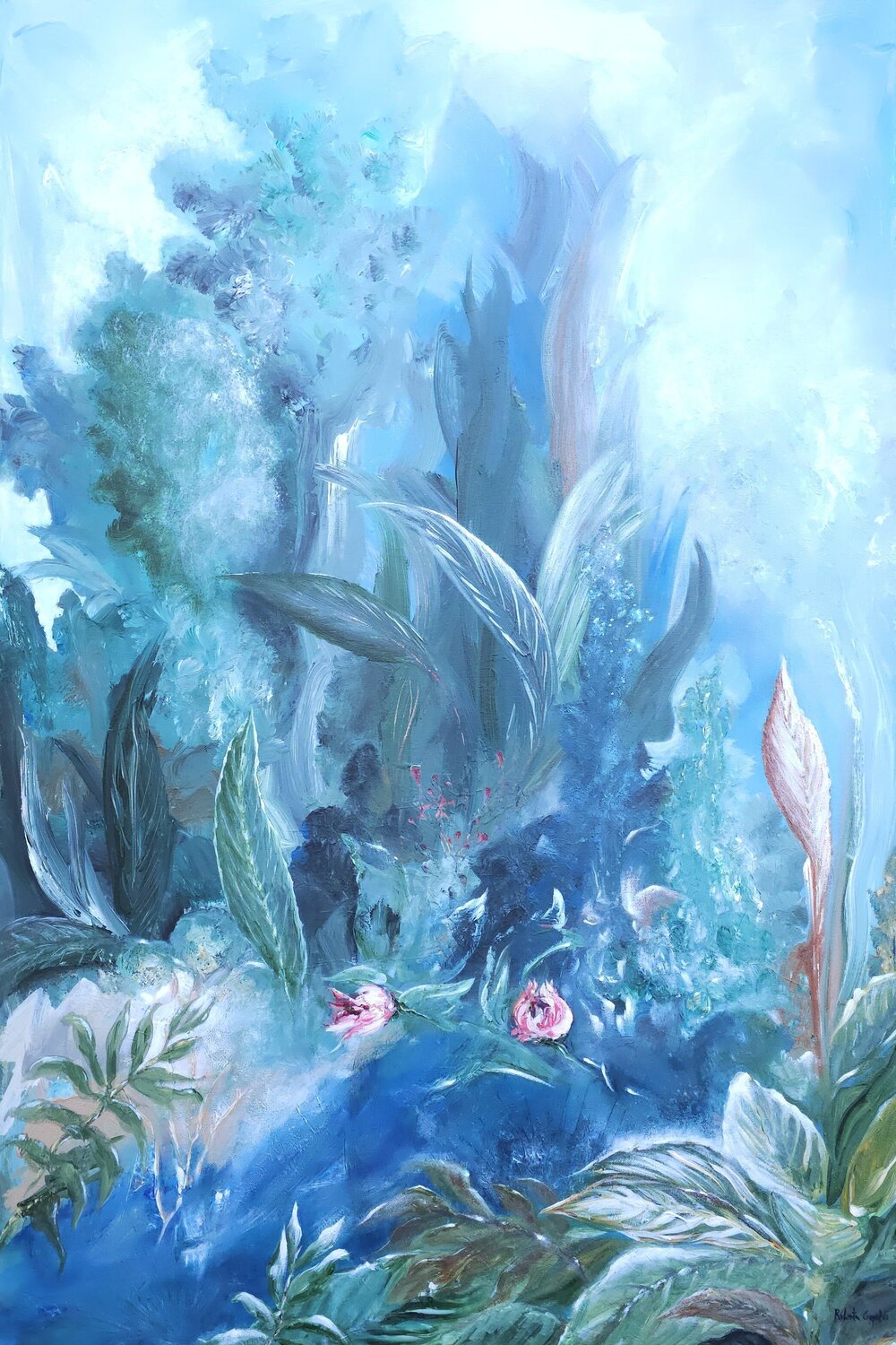 Crepuscolo al Fiume Roberta Crepaldi Original painting for sale