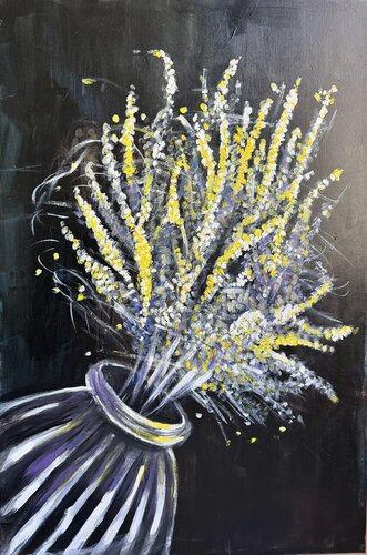 Fragment jaillissant by Karen Amsallem, Painting for Sale on Select