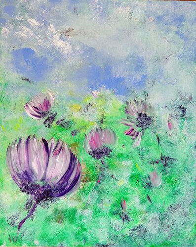 Poésie invisible by Karen Amsallem, Painting for Sale on Select
