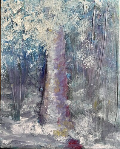Stoïque de fin d’hiver by Karen Amsallem, Painting for Sale on Select