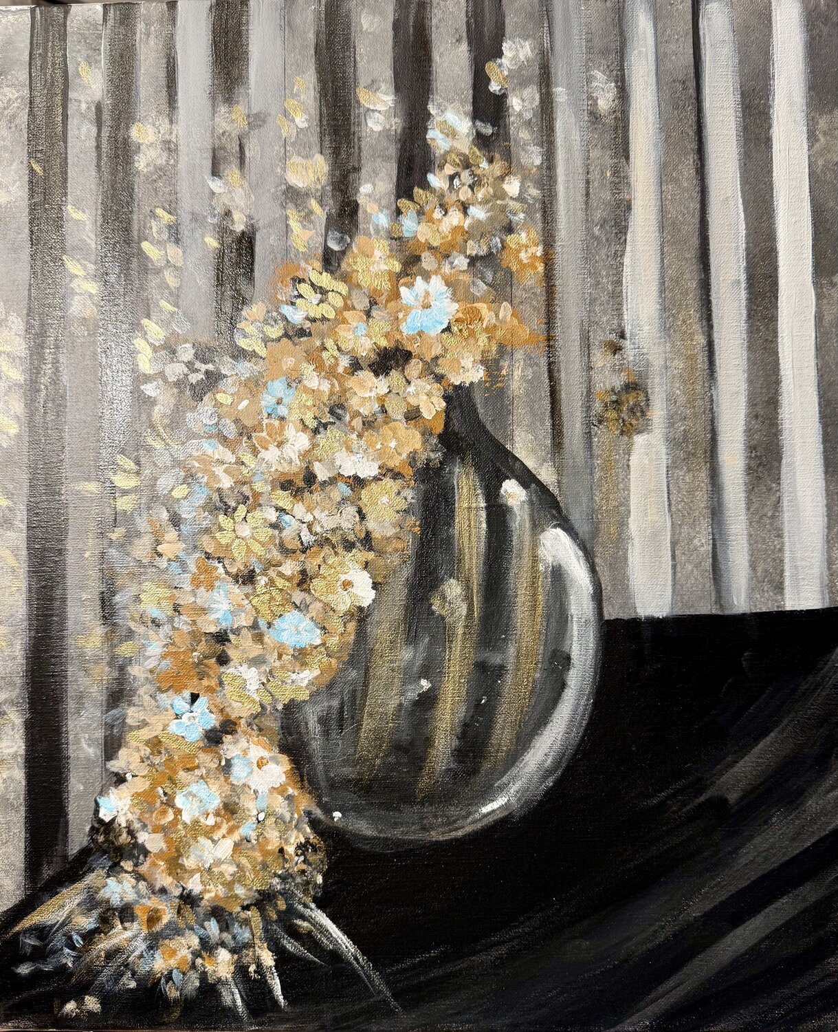 L’un dans l’autre Karen Amsallem Original painting for sale