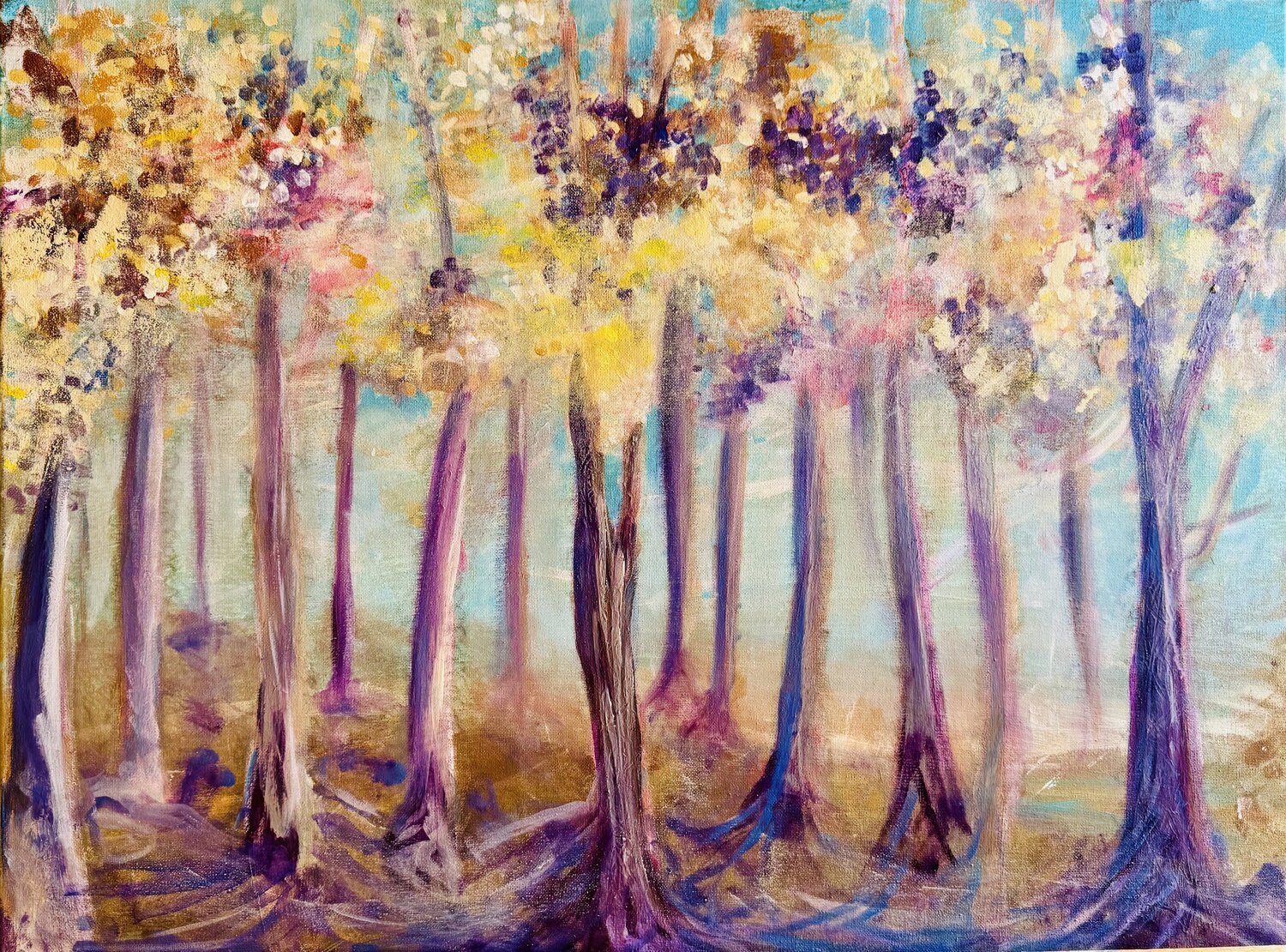 Là où tout commence Karen Amsallem Original painting for sale