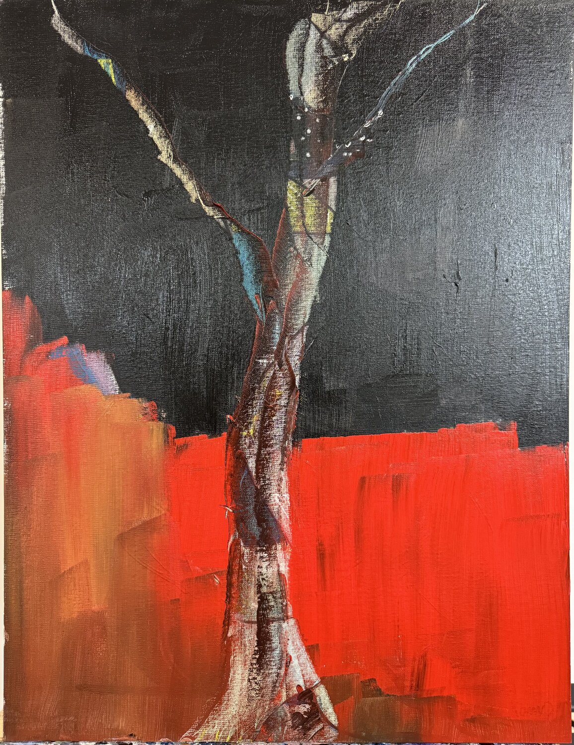 Terre de braise Karen Amsallem Original painting for sale
