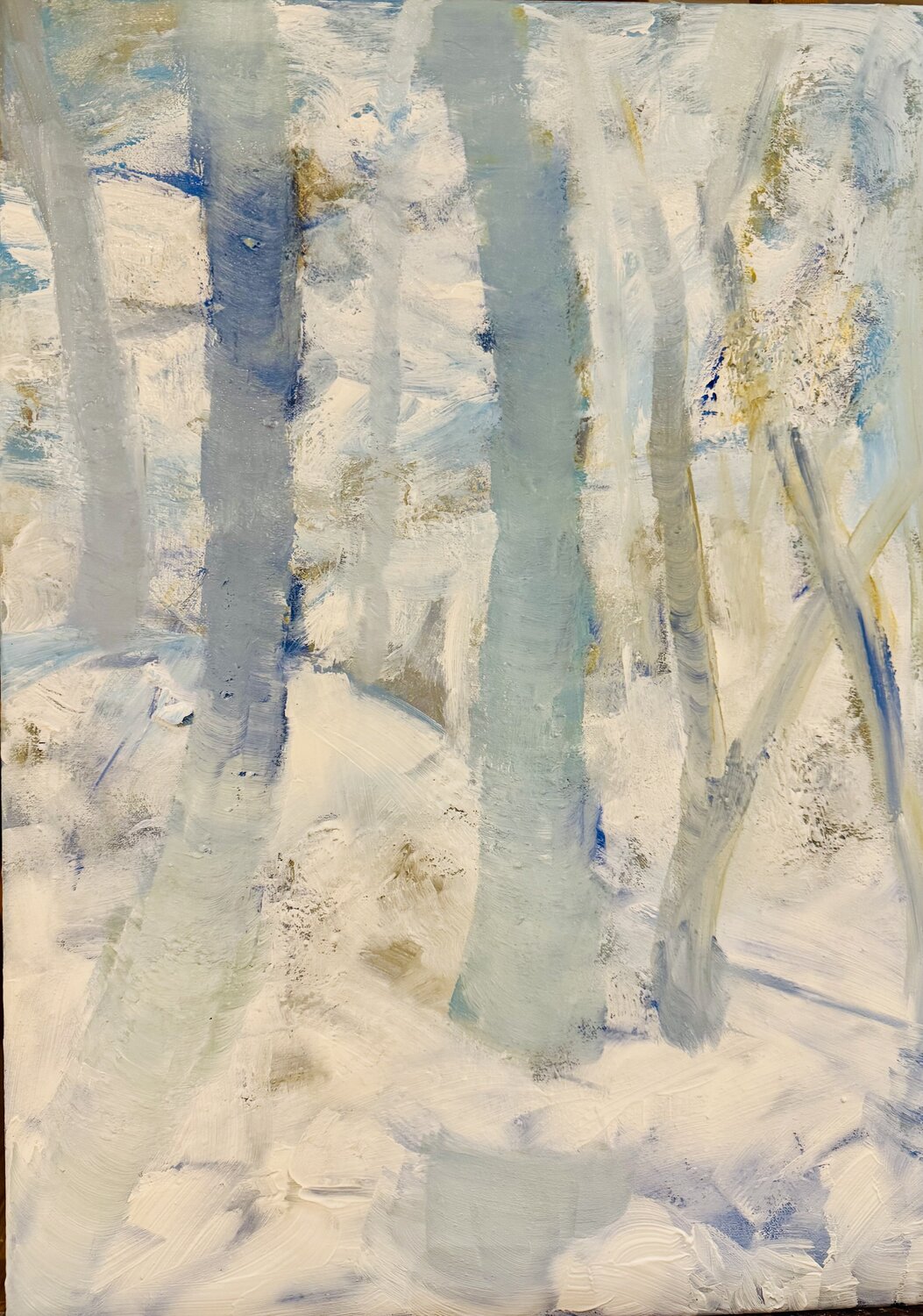 Fugue en forêt Karen Amsallem Original painting for sale