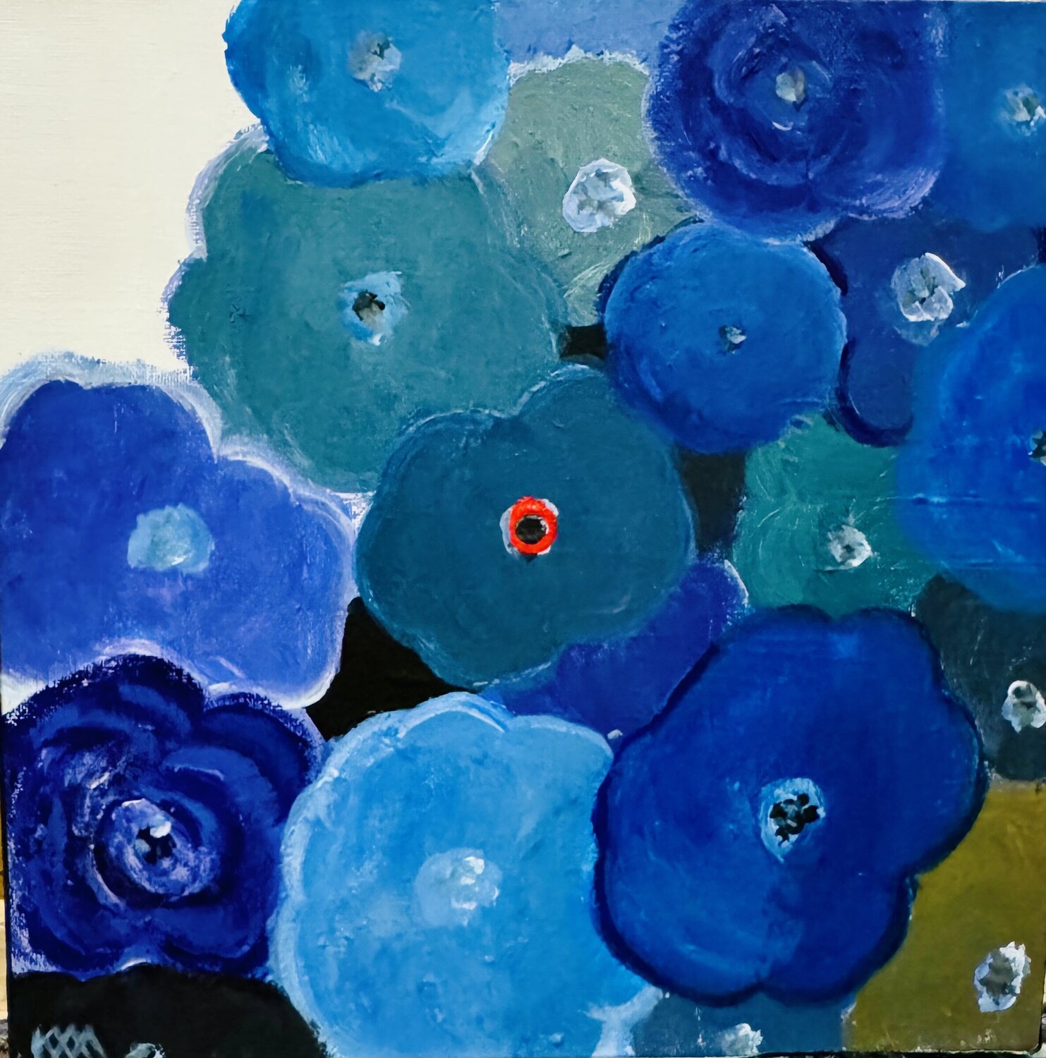 Partition en mineur Karen Amsallem Original painting for sale