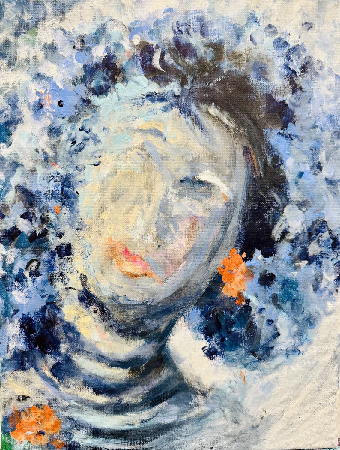 J’attendrai Karen Amsallem Original painting for sale