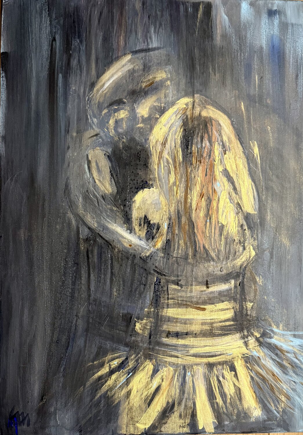 Jealous guy Karen Amsallem Original painting for sale