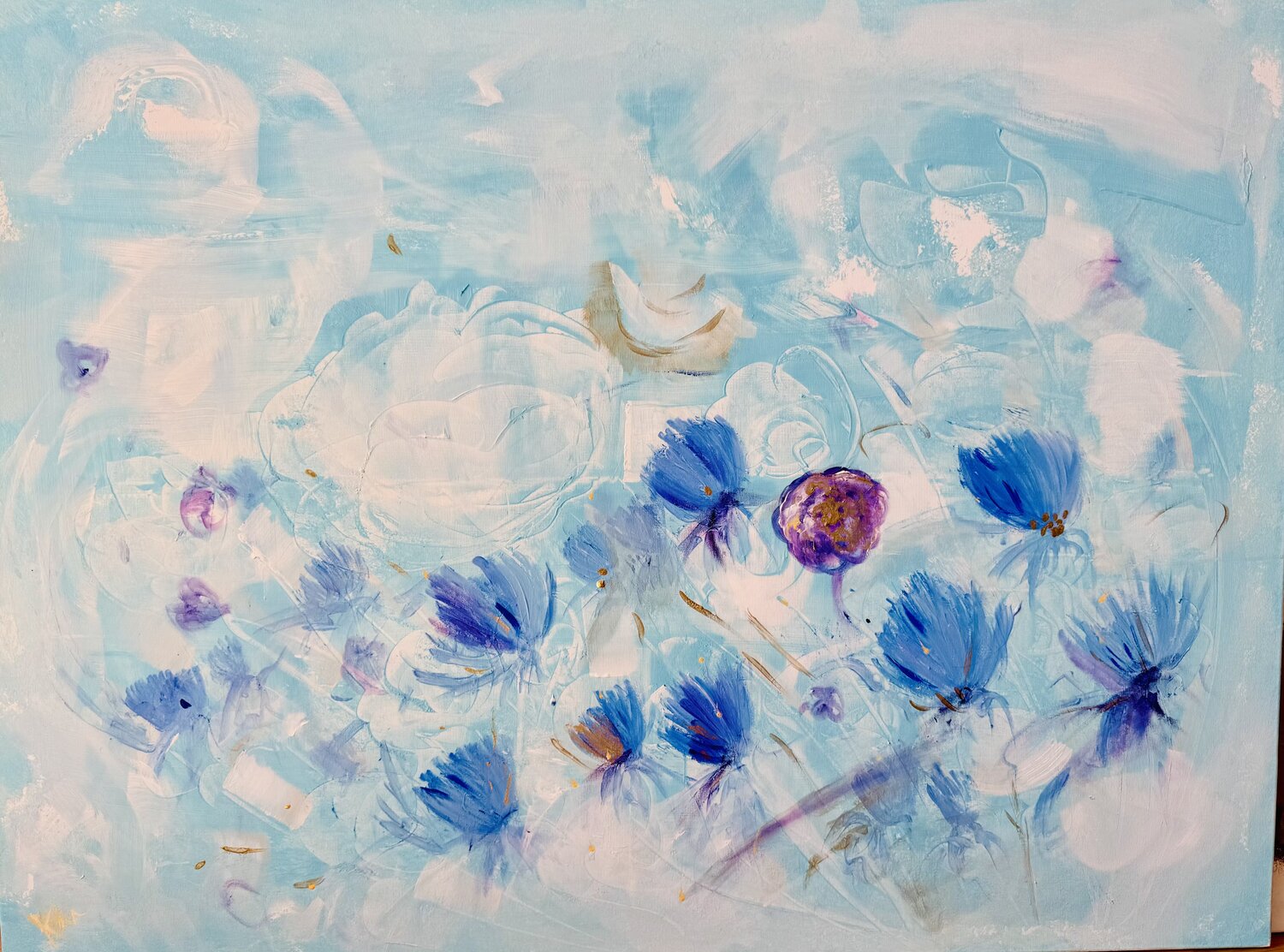 Chorégraphie douce Karen Amsallem Original painting for sale