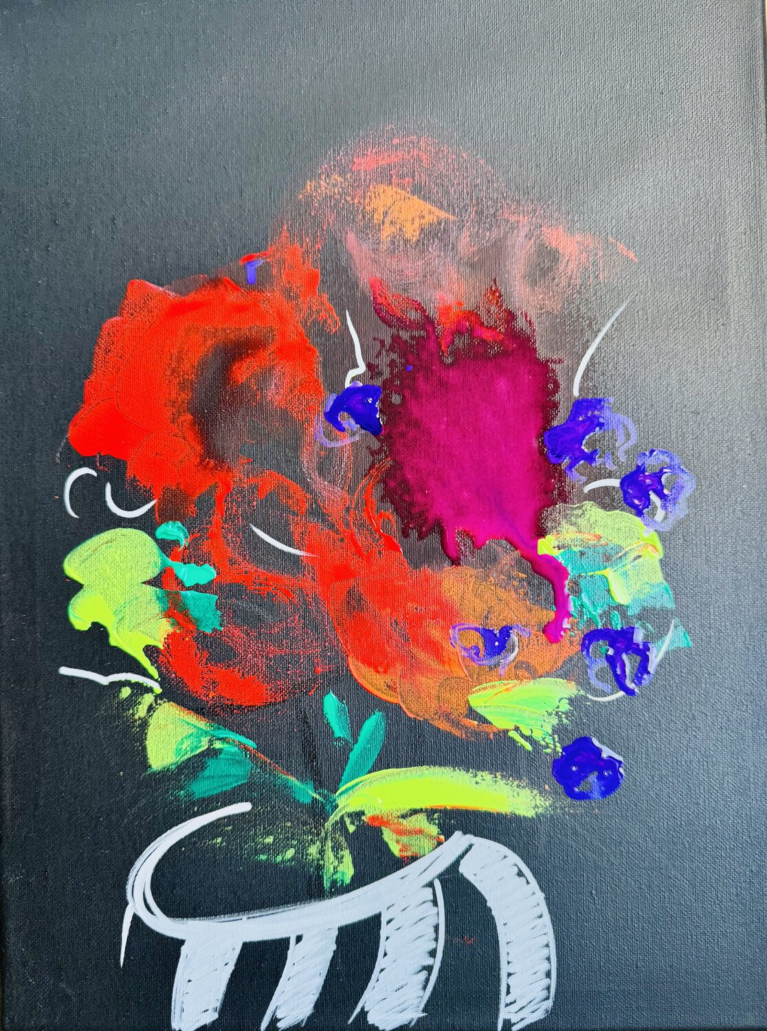 Mini débordante Karen Amsallem Original painting for sale