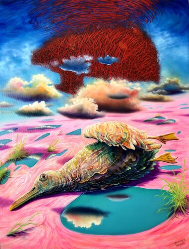 Original Painting Oil on Canvas Surreal Cuban Art By Alain Donate by ALAIN Donate Hernandez, Painting for Sale on Select
