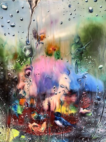 Original Painting Oil on Canvas Surreal Cuban Art By Alain Donate contemporary art by ALAIN Donate Hernandez, Painting for Sale on Select