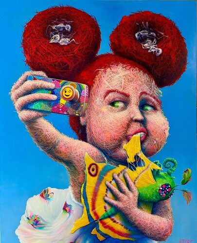 Algorithm by ALAIN Donate Hernandez, Painting for Sale on Select