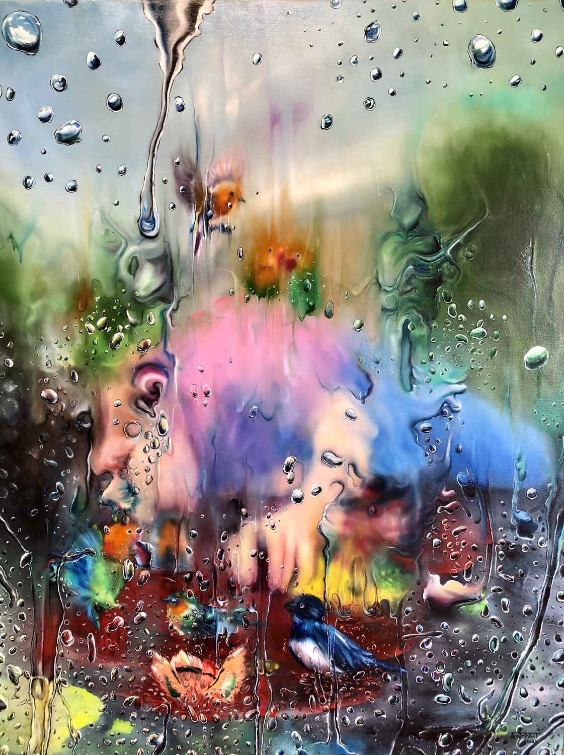 Original Painting Oil on Canvas Surreal Cuban Art By Alain Donate contemporary art ALAIN Donate Hernandez Original painting for sale