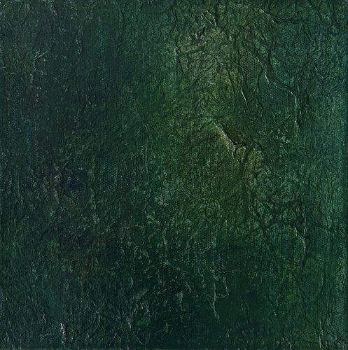 Scene– Forest Green (Inner Landscapes series) by Miho Umemura, Painting for Sale on Select