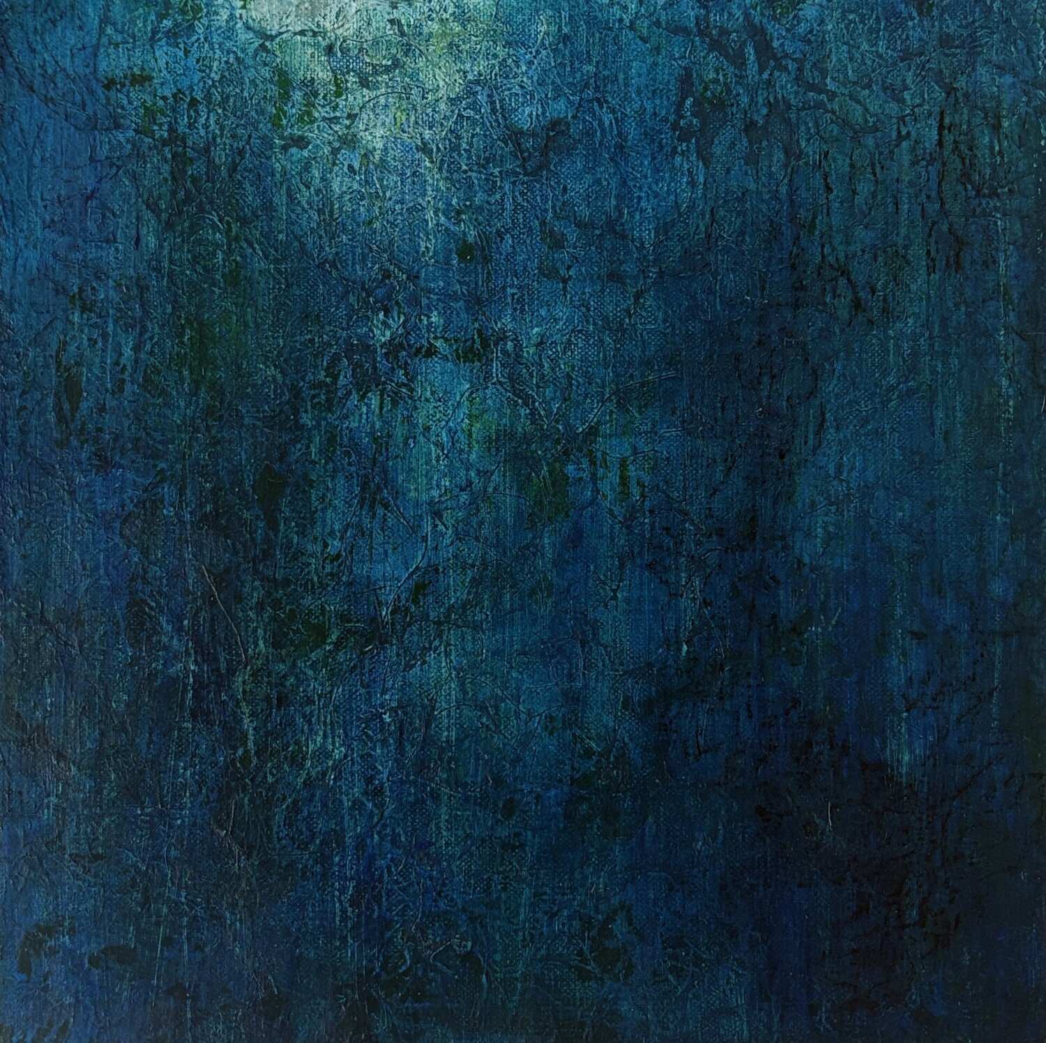 scene-Light Within Blue(Inner Landscapes series) Miho Umemura Original painting for sale