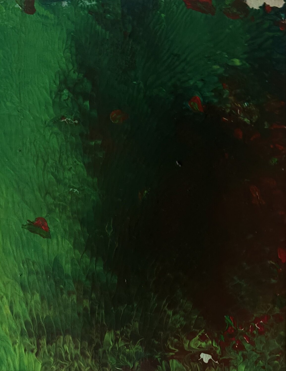scene-Green/Red(Innner Landscpes) Miho Umemura Original painting for sale