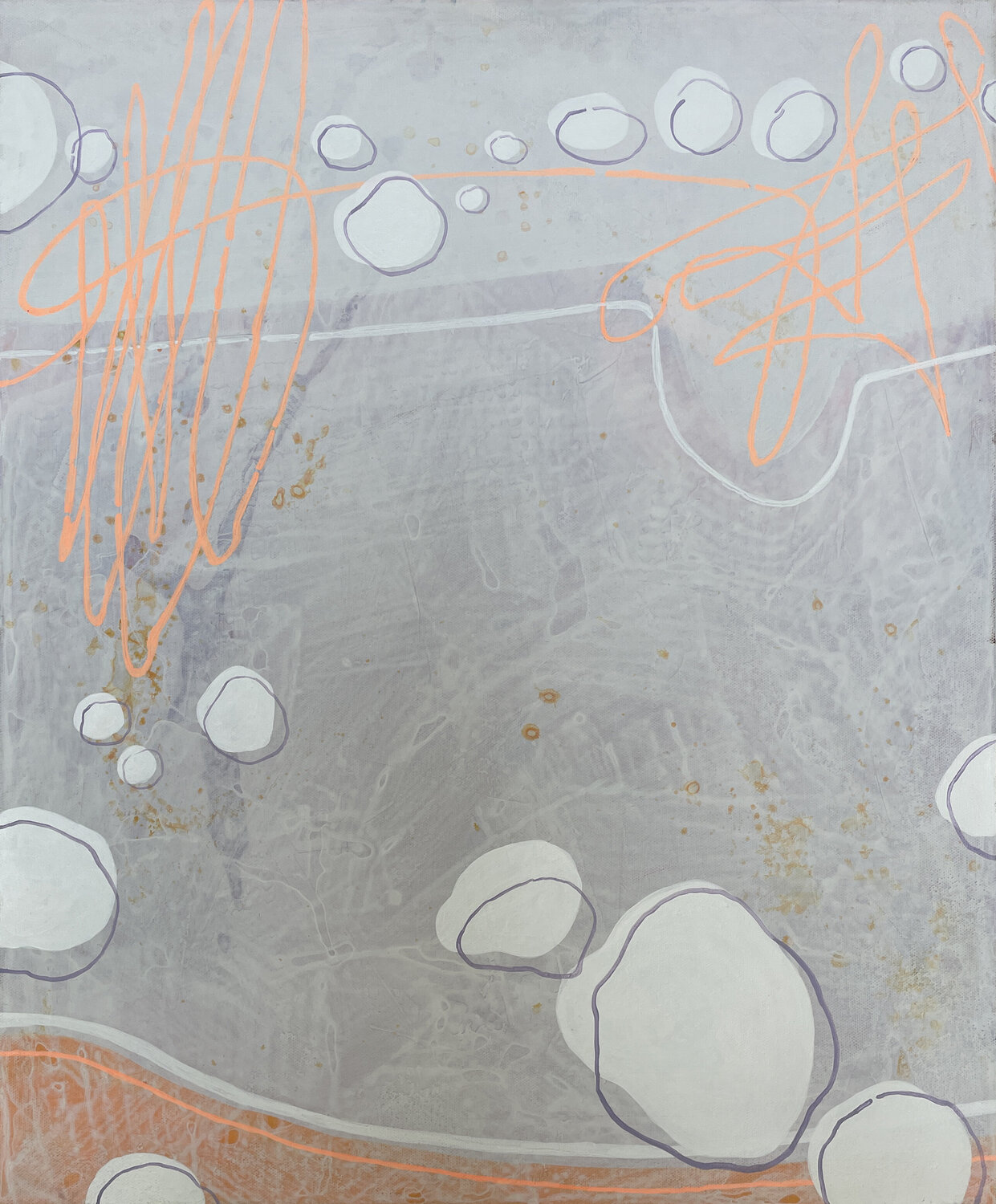 desboules #12 Marc Kirschvink Original painting for sale