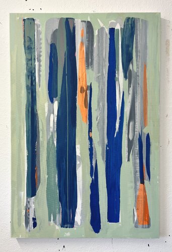 SHOWING UP by Katrin Neudeck, Painting for Sale on Select