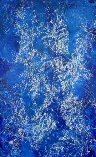 Water reflection by Danja Kulterer, Painting for Sale on Select