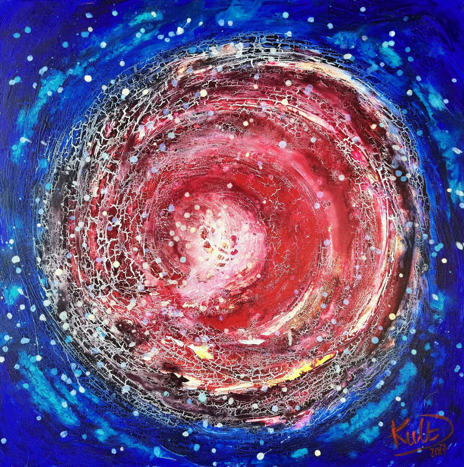 Kosmos Danja Kulterer Original painting for sale