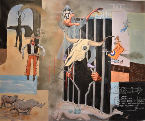 Fear of US civil war by Pier Forlano, Painting for Sale on Select