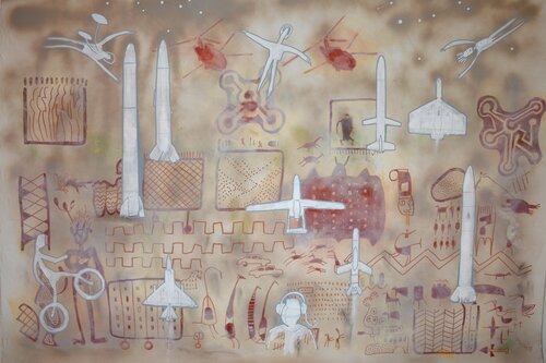 Come Hell or high water by Pier Forlano, Painting for Sale on Select