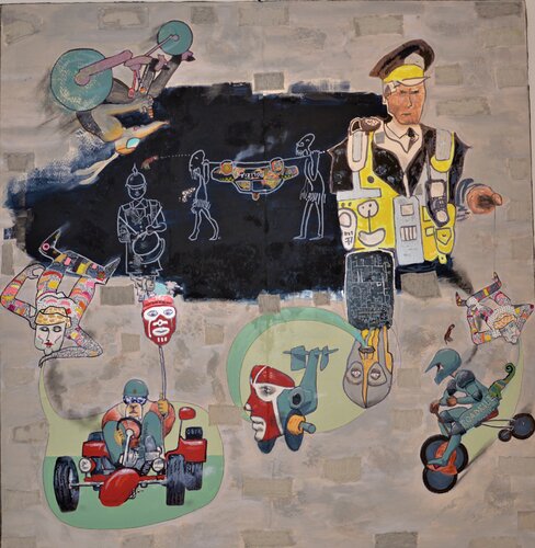 Conformity vs. competition by Pier Forlano, Painting for Sale on Select