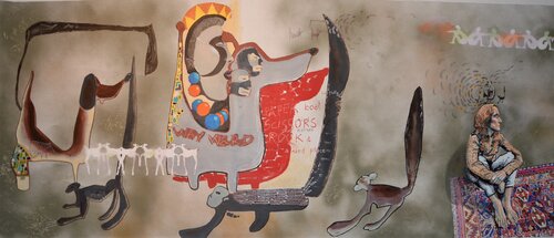 Mind-mapping a long-lasting love by Pier Forlano, Painting for Sale on Select