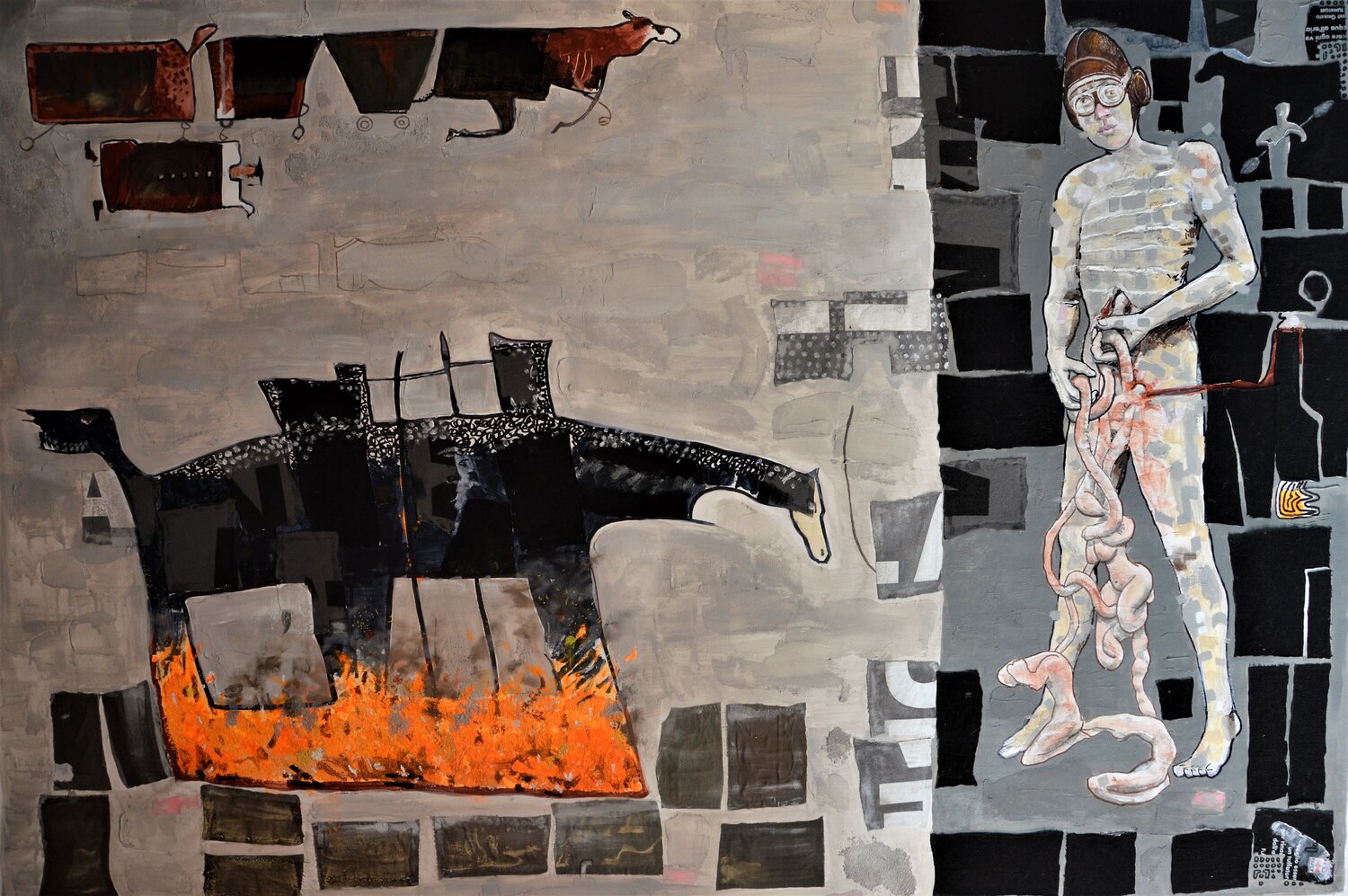 The adolescent Pier Forlano Original painting for sale