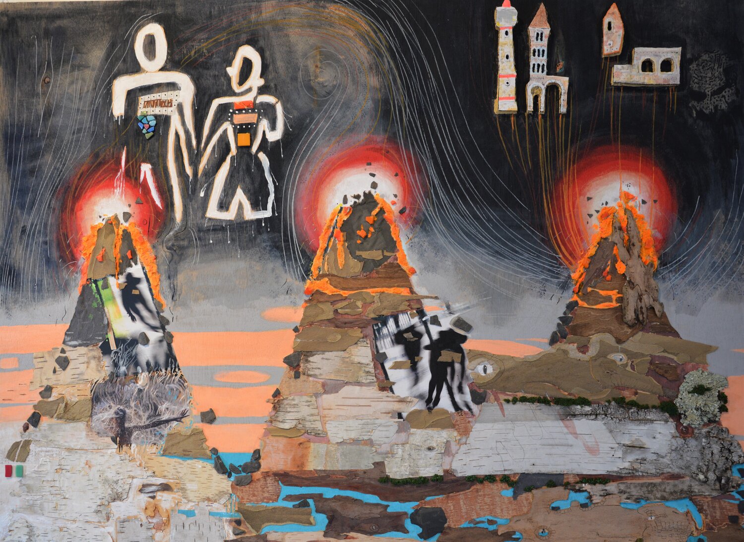 The aquifer Pier Forlano Original painting for sale