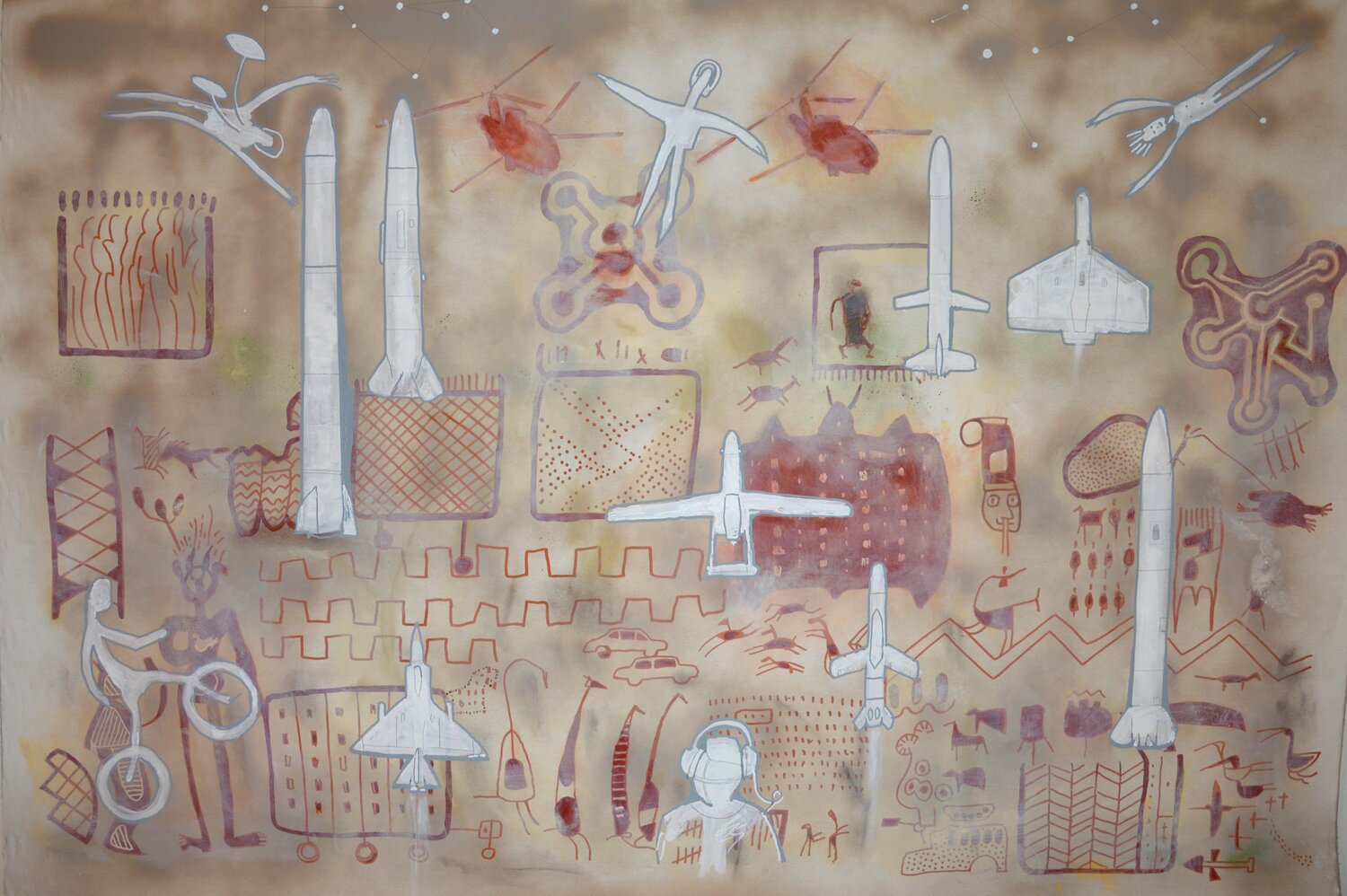 Come Hell or high water Pier Forlano Original painting for sale