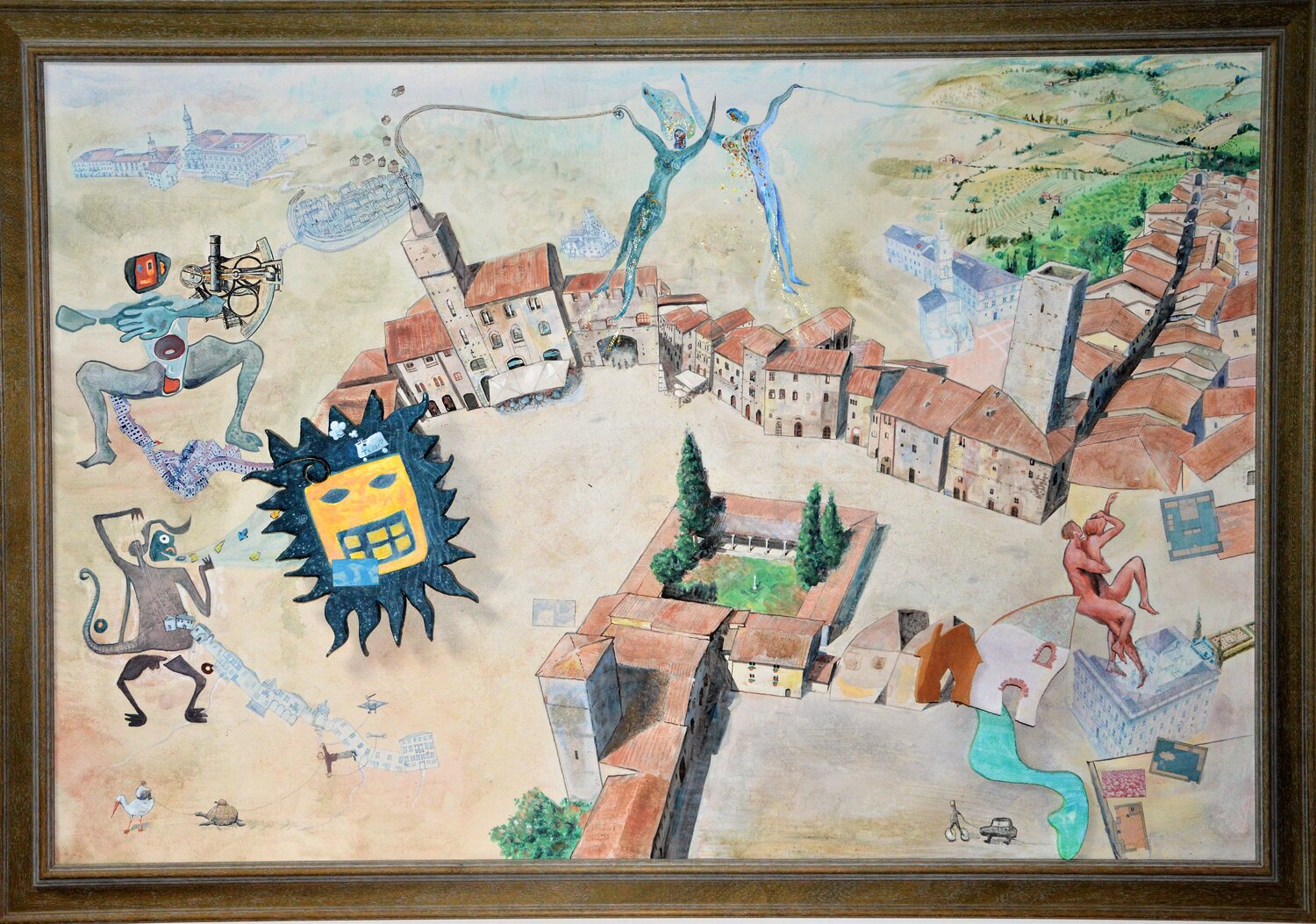 Tuscan perceptions Pier Forlano Original painting for sale