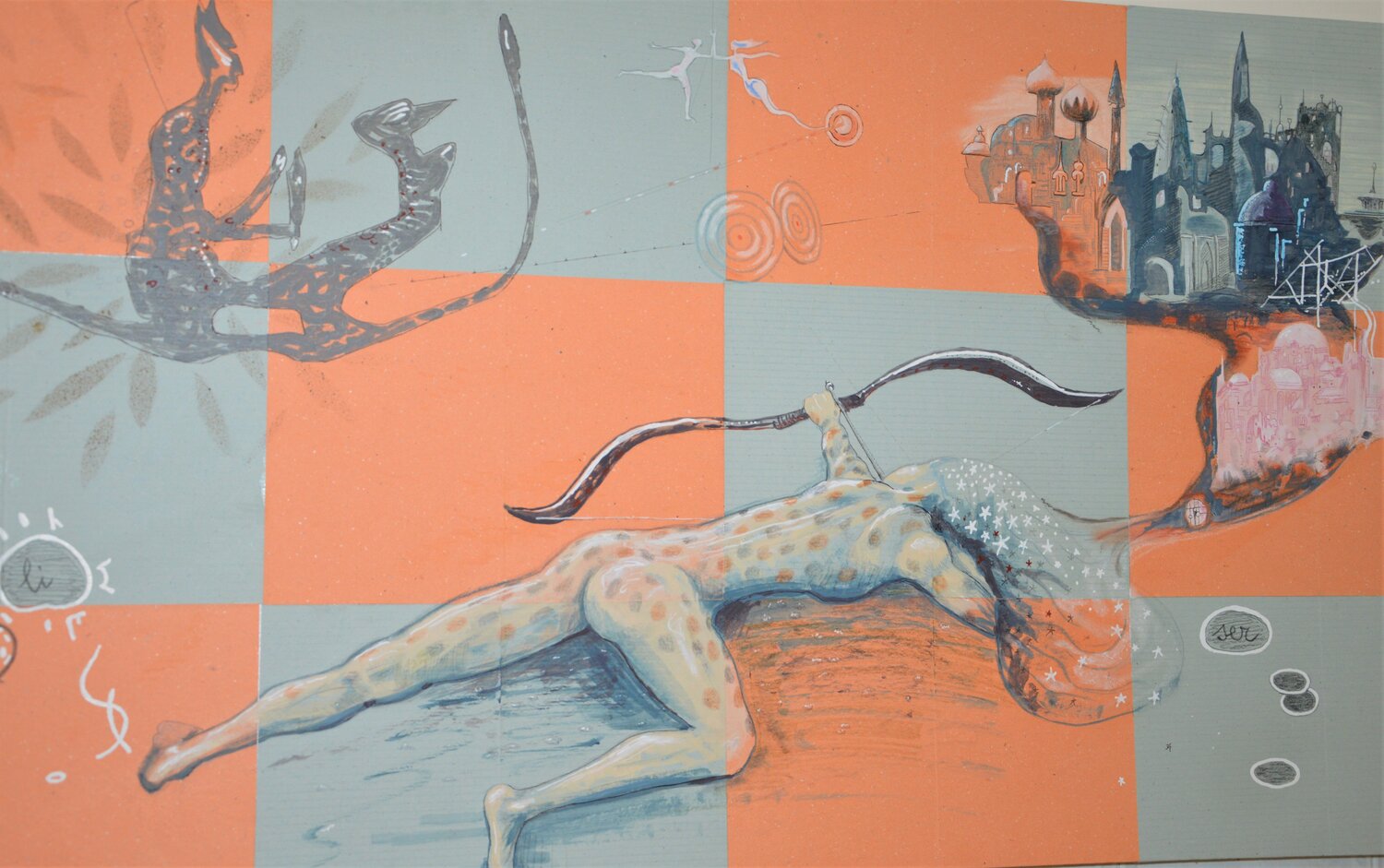The ambush Pier Forlano Original painting for sale