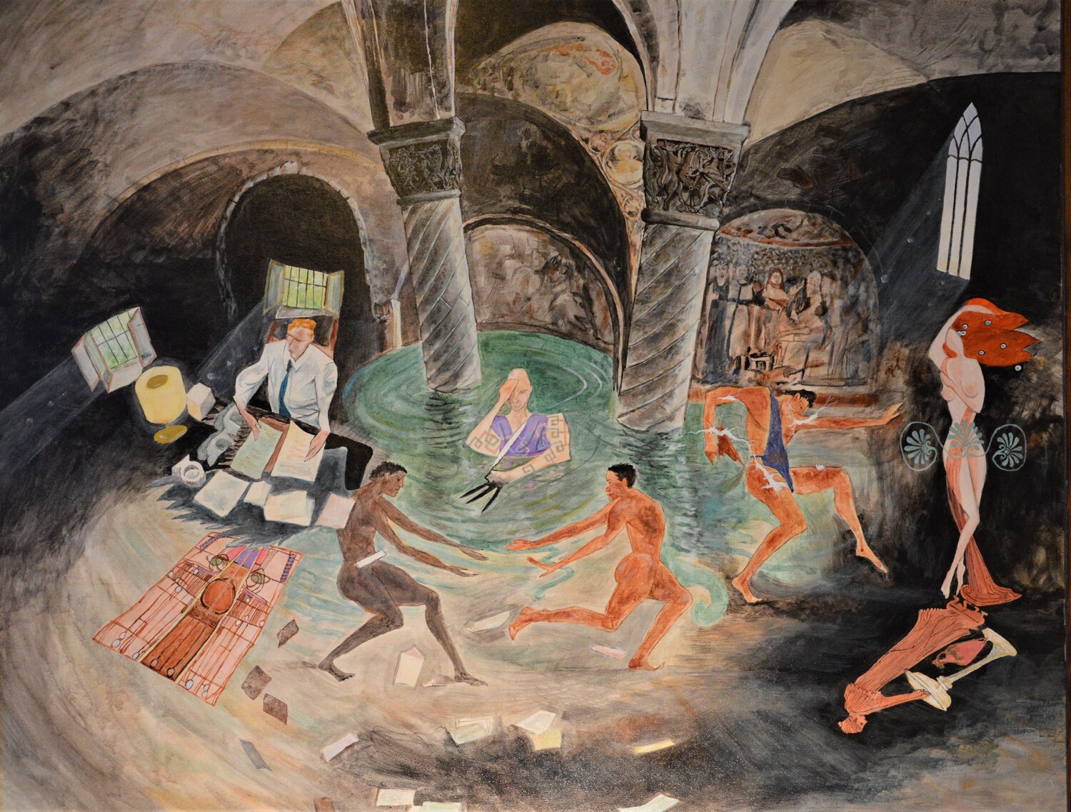 Territorial perceptions Pier Forlano Original painting for sale