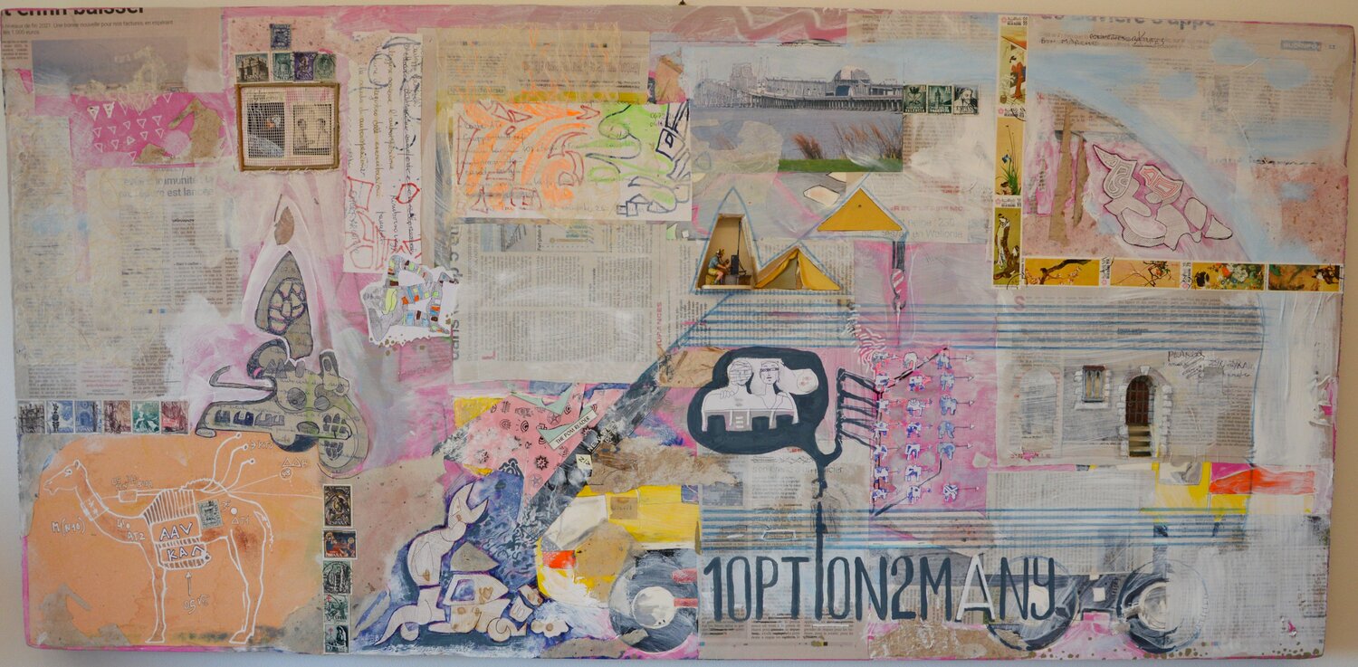 Cryptocurrencies Pier Forlano Original painting for sale