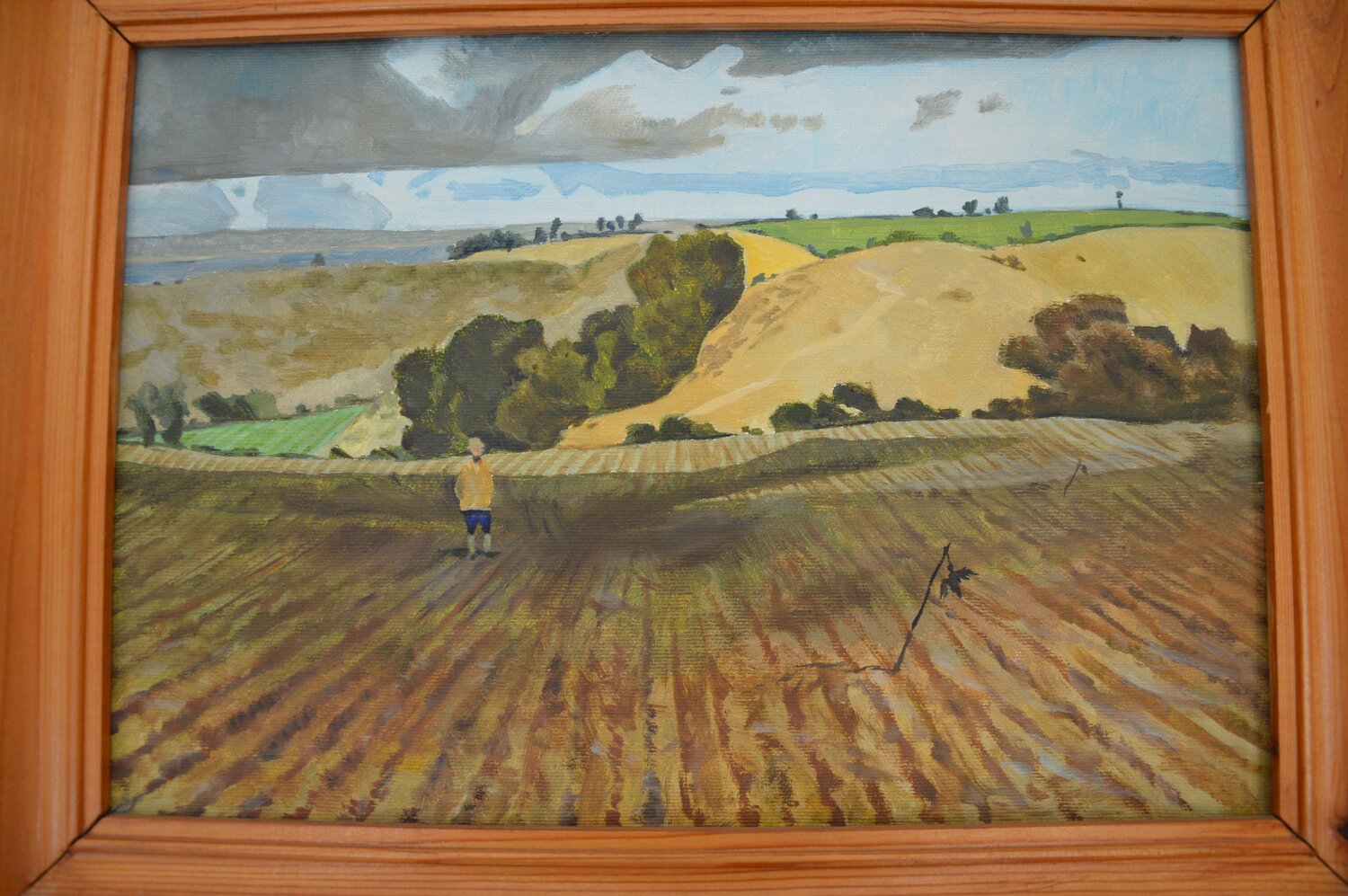 After the sowing Pier Forlano Original painting for sale