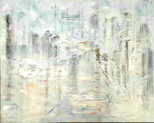 L'île aux oiseaux by Sylvie Schambill, Painting for Sale on Select
