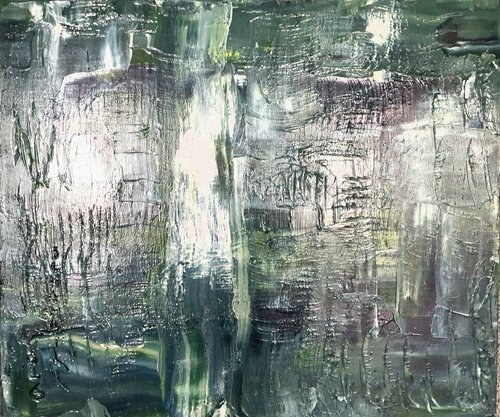 Cascade blanche by Sylvie Schambill, Painting for Sale on Select