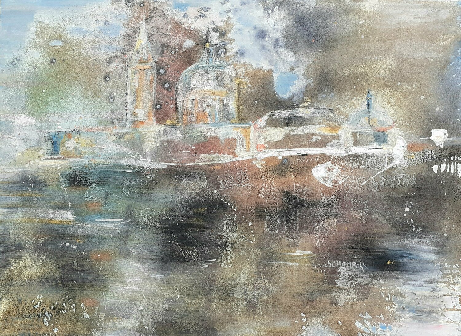 Rêve de Venise Sylvie Schambill Original painting for sale