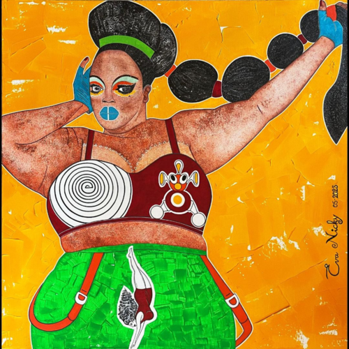 Volupté Shantay...you stay by Eva Nicky, Painting for Sale on Select