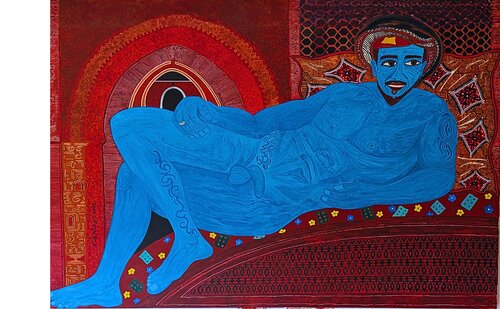 Erotik Oriental by Eva Nicky, Painting for Sale on Select