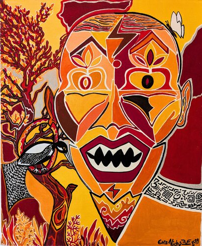 Chetan by Eva Nicky, Painting for Sale on Select