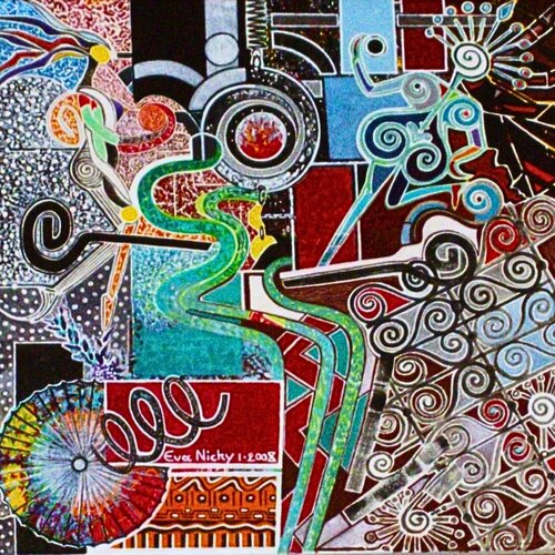 Mécanismes des sens by Eva Nicky, Painting for Sale on Select