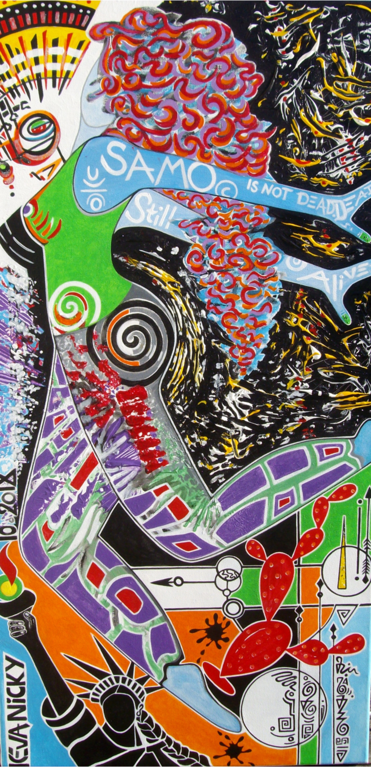 Samo is not dead Eva Nicky Original painting for sale