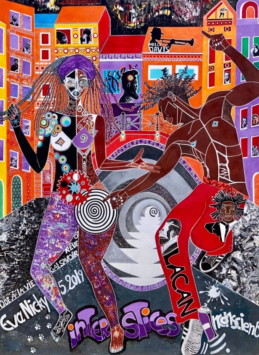 Interstices Eva Nicky Original painting for sale