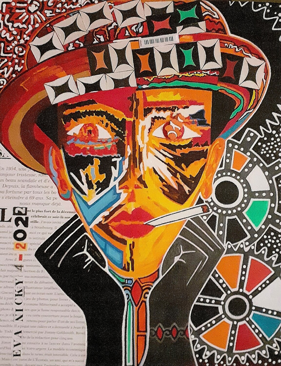 Bonjour Tristesse Eva Nicky Original painting for sale