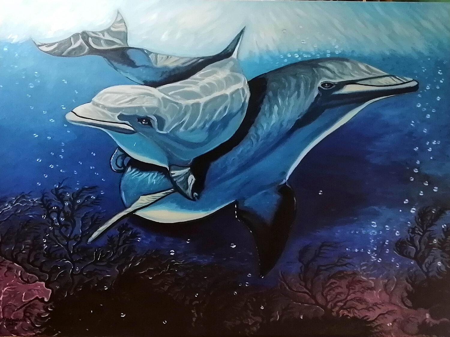 Delfini Pietro Dell'Aversana Original painting for sale